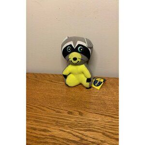 Dakin dream pets raccoon plush vintage cliff's notes with tags